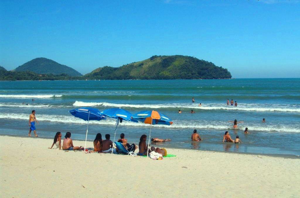 Aptos Familia Com Ar Condicionado Ubatuba Praia Pereque Acu Экстерьер фото